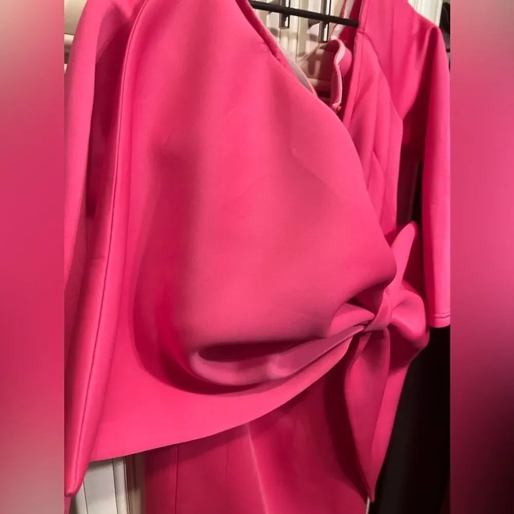 2022 Women's Long Dress Off Shoulder Big Bow Plus Size Slim Dress 1XL hot - Picture 8 of 15